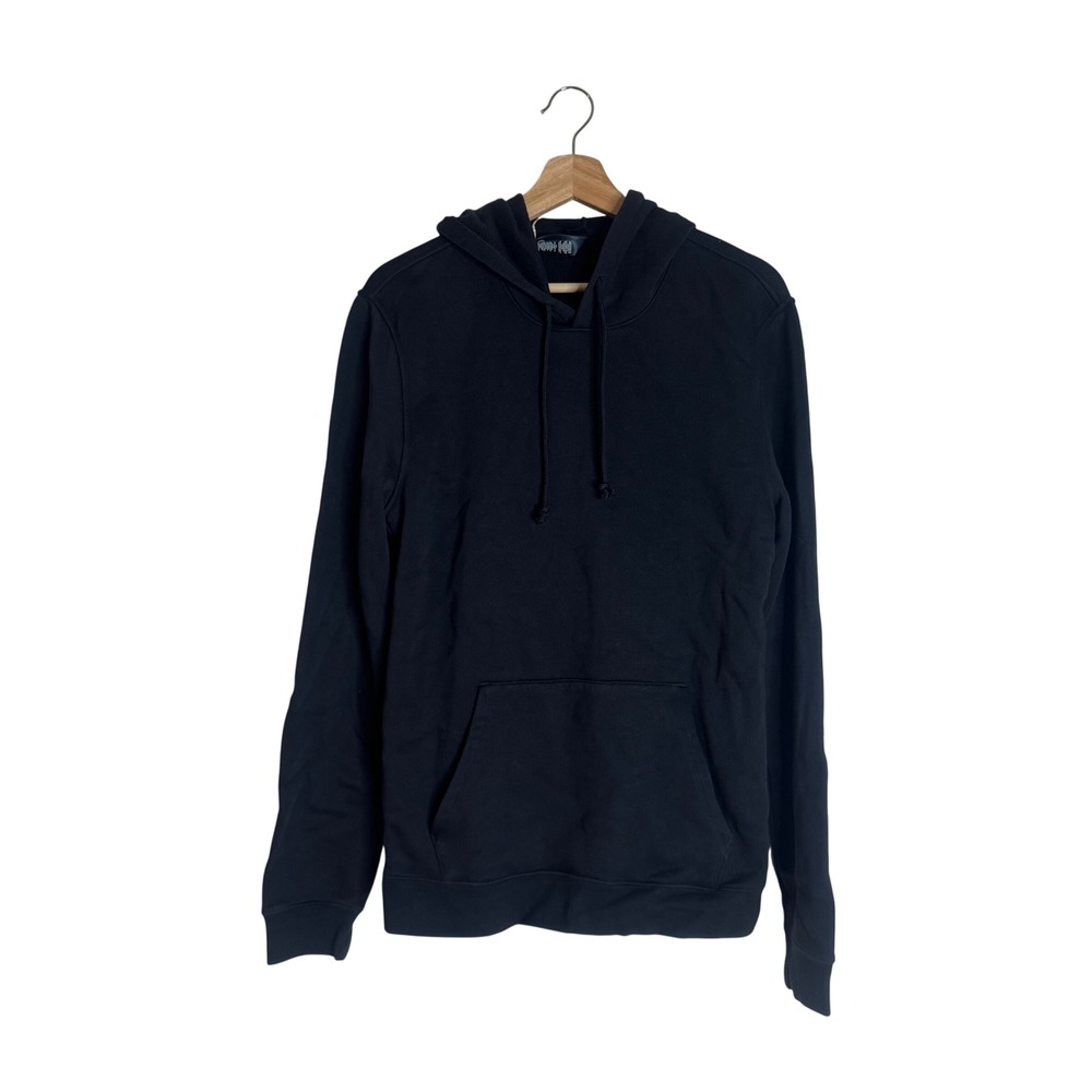 SKIMS Lounge Fleece Hoodie Women's Washed Onyx Black Small
